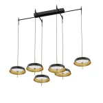 Подвесной светильник Delight Collection MD18001061 MD18001061-6B  black/gold
