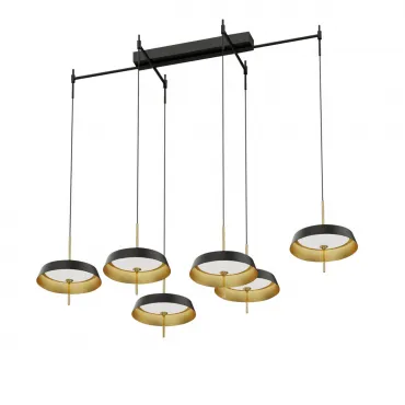 Подвесной светильник Delight Collection MD18001061 MD18001061-6B black/gold Подвесной светильник Delight Collection MD18001061 MD18001061-6B black/gold