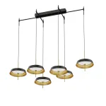 Подвесной светильник Delight Collection MD18001061 MD18001061-6B  black/gold
