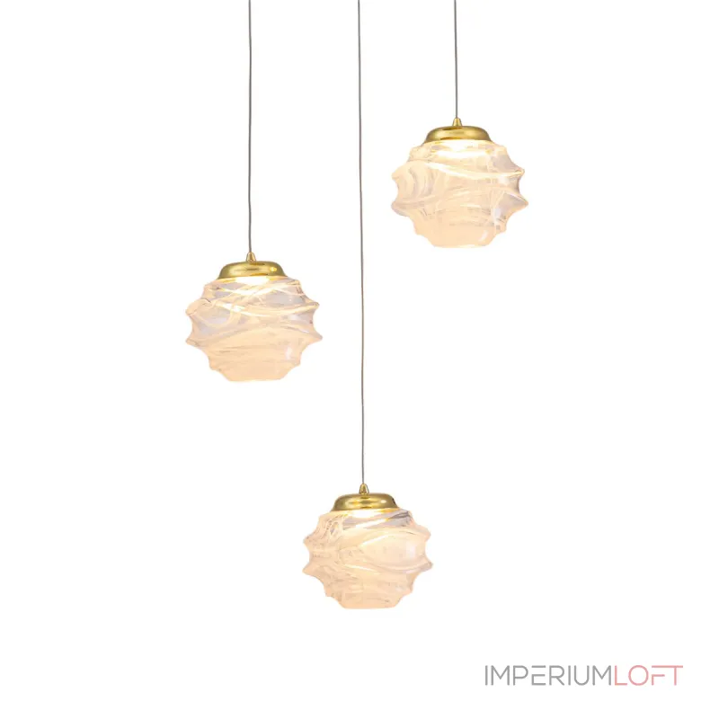 Подвесной светильник Delight Collection MD25030003-3A gold/clear