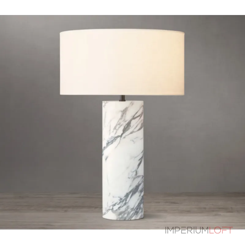Настольная лампа Delight Collection Stone Table Lamp 5003T white marble Настольная лампа Delight Collection Stone Table Lamp 5003T white marble