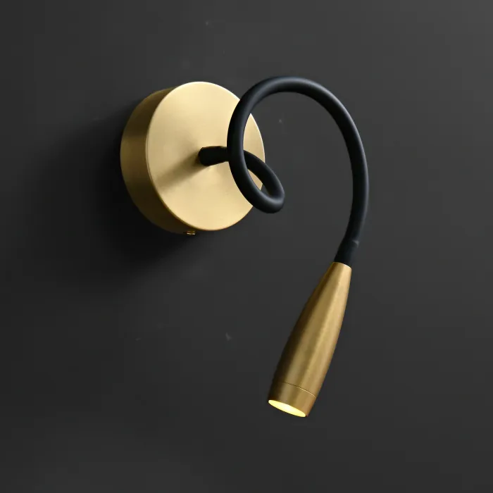 Настенный светильник Delight Collection Wall lamp MT9016-1W brass от ImperiumLoft