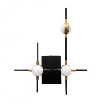 Настенный светильник Delight Collection Molecular MB18001067-3A black/gold