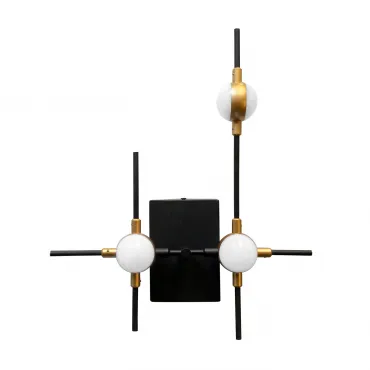 Настенный светильник Delight Collection Molecular MB18001067-3A black/gold