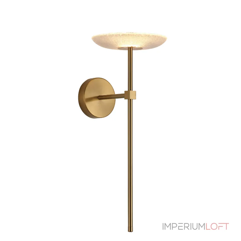 Настенный светильник Delight Collection OB2415-1G gold/clear