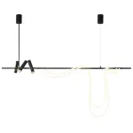 Подвесной светильник Delight Collection 7242P 7242P/L1200 black/white