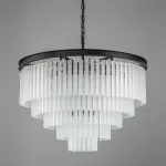 Подвесная люстра Delight Collection 1920s Odeon KR0387P-10A black/frost