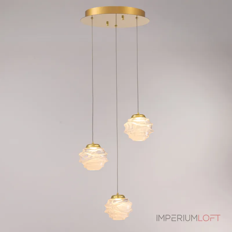Подвесной светильник Delight Collection MD25030003-3A gold/clear