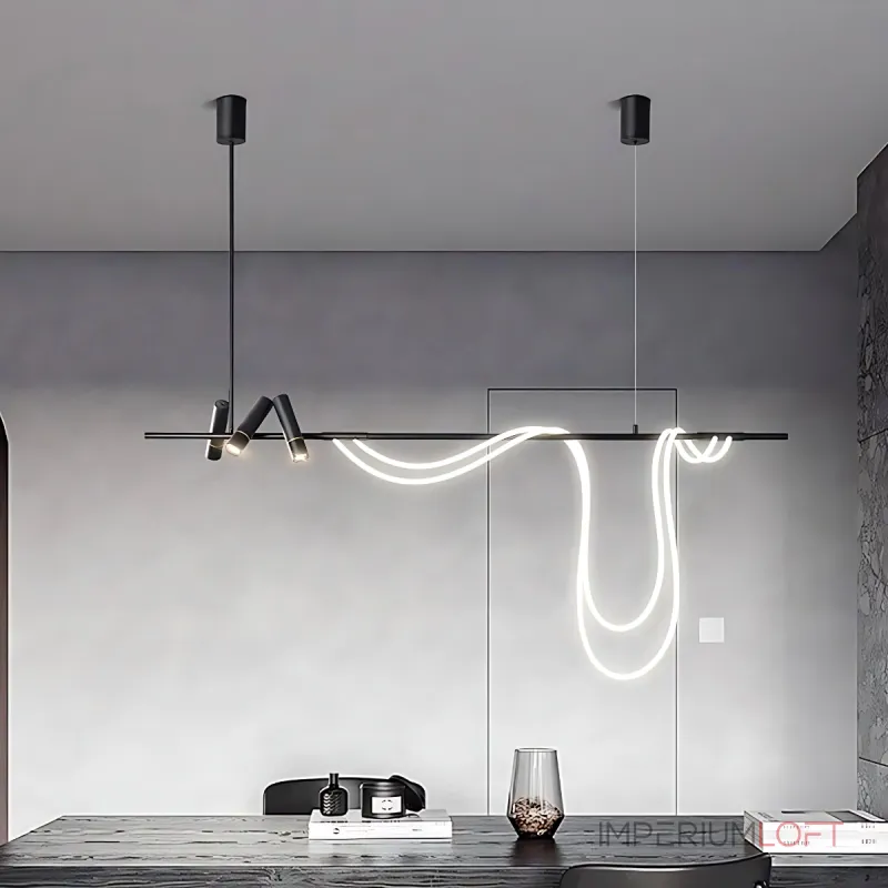 Подвесной светильник Delight Collection 7242P 7242P/L1200 black/white