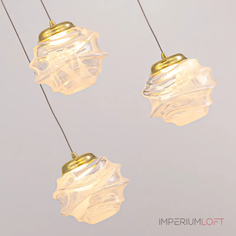 Подвесной светильник Delight Collection MD25030003-3A gold/clear