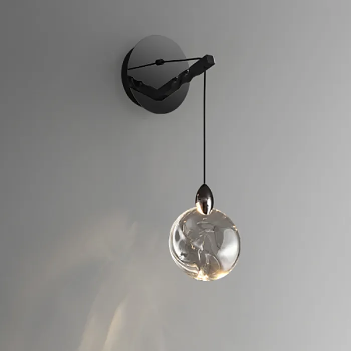 Светильник настенный Delight Collection Colvin MT9176-1WB pearl black от ImperiumLoft