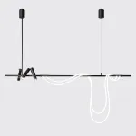 Подвесной светильник Delight Collection 7242P 7242P/L1200 black/white