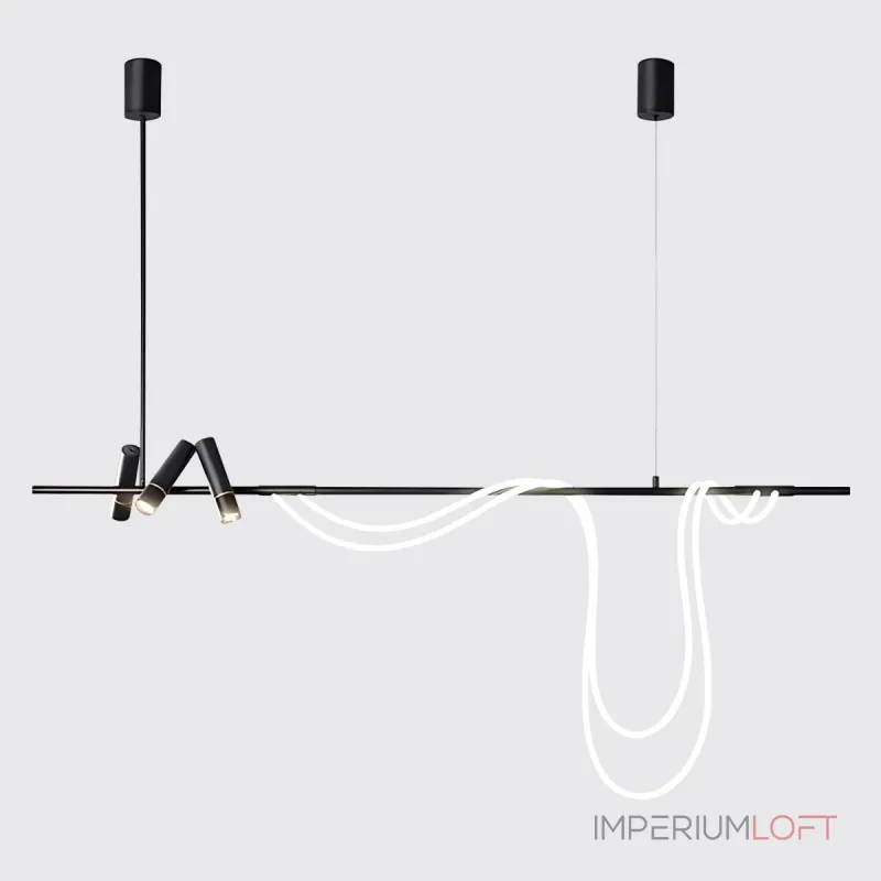 Подвесной светильник Delight Collection 7242P 7242P/L1200 black/white