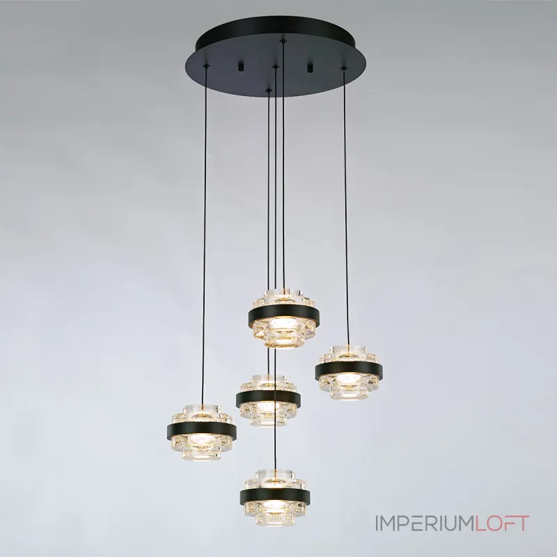 Подвесной светильник Delight Collection Indiana MD22030002-5A black/clear