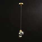 Подвесной светильник Delight Collection Crystal rock II 9701P/1 brass