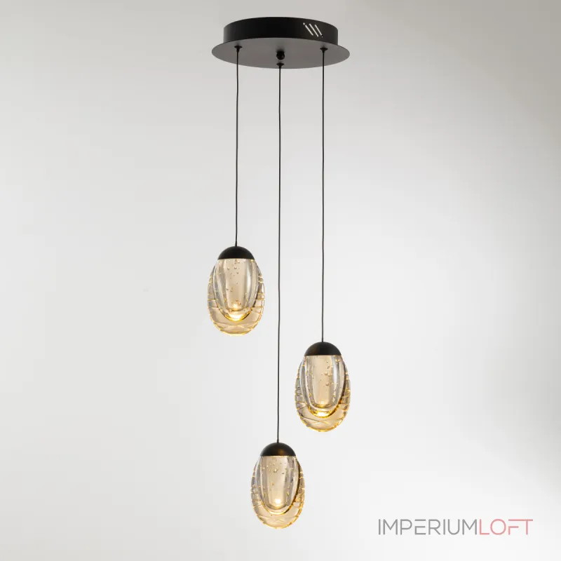 Подвесной светильник Delight Collection MD25090022-3A matt black/champagne
