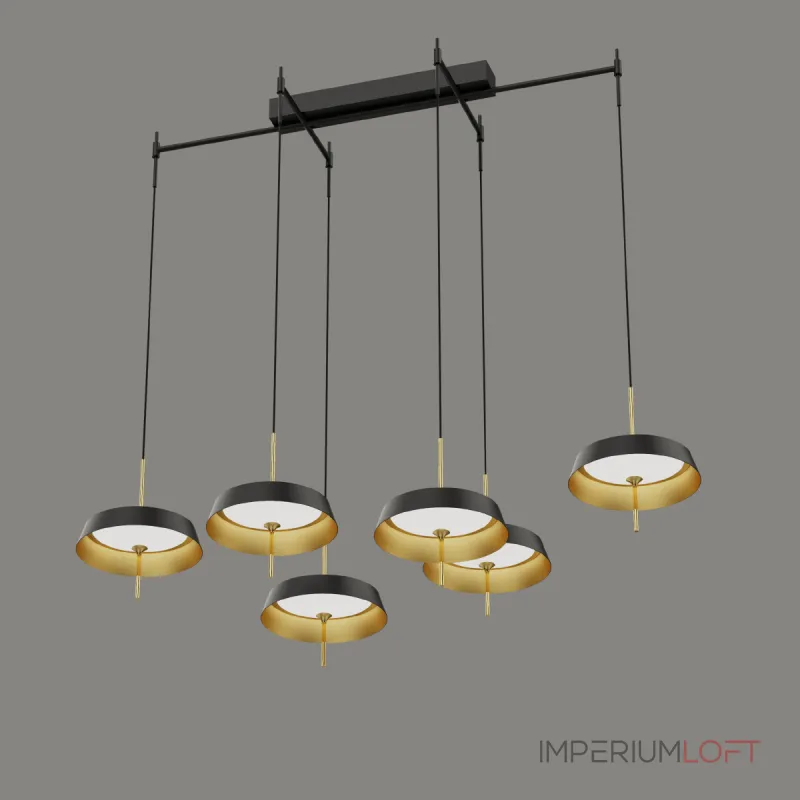 Подвесной светильник Delight Collection MD18001061 MD18001061-6B black/gold Подвесной светильник Delight Collection MD18001061 MD18001061-6B black/gold
