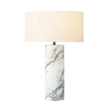 Настольная лампа Delight Collection Stone Table Lamp 5003T white marble
