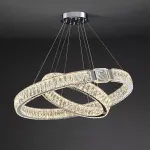 Подвесная люстра Delight Collection D8010 D8010P/2R/D800+600 silver