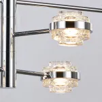 Люстра на штанге Delight Collection Indiana MX22030002-6A chrome/clear