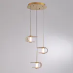 Подвесной светильник Delight Collection MD24020901 MD24020901-3A gold/cognac