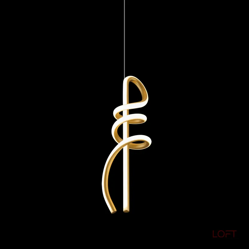 Подвесной светильник Delight Collection Clef MD24083012-1A gold