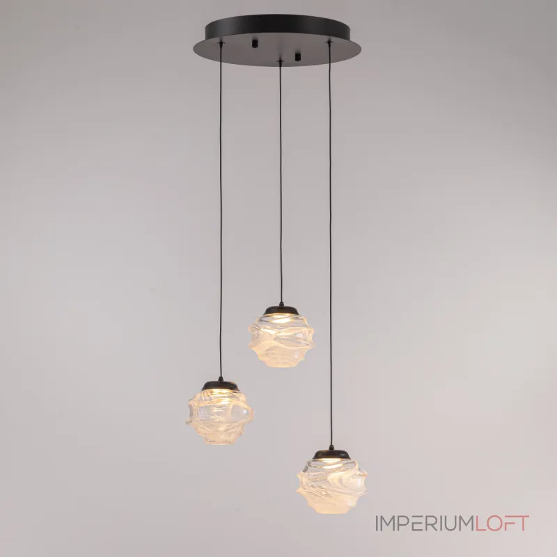 Подвесной светильник Delight Collection MD25030003-3A matt black/clear Подвесной светильник Delight Collection MD25030003-3A matt black/clear