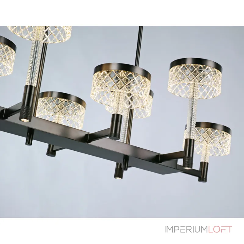 Люстра на штанге Delight Collection Diamond cut MD21020075-6B matt black