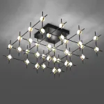 Потолочный светильник Delight Collection Molecular MX18001067-36A black/gold