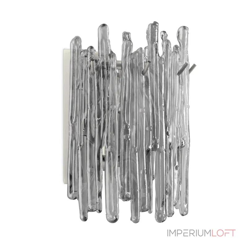 Настенный светильник Delight Collection Saint Roch KG1258W-2 chrome/smoke Настенный светильник Delight Collection Saint Roch KG1258W-2 chrome/smoke