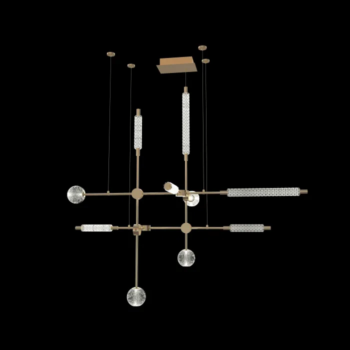 Светильник подвесной Delight Collection MD24083005 MD24083005-10AY-001 gold от ImperiumLoft
