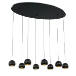 Подвесной светильник Delight Collection MD21001034 MD21001034-8A black/gold
