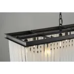 Подвесная люстра Delight Collection 1920s Odeon KR0387P-10C/P black/frost