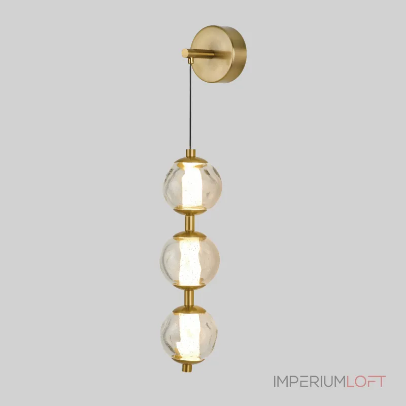 Настенный светильник Delight Collection OB2437 brass/clear от ImperiumLoft Настенный светильник Delight Collection OB2437 brass/clear от ImperiumLoft
