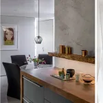 Светильник подвесной Delight Collection Bubble KG0579P-1 brass/smoky от ImperiumLoft