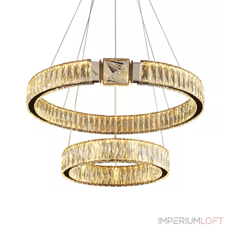 Подвесная люстра Delight Collection D8010 D8010P/2R/D600+400 gold
