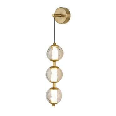 Настенный светильник Delight Collection OB2437 brass/clear