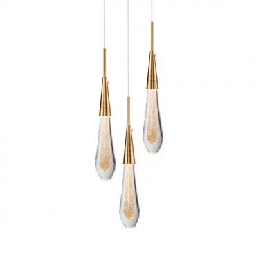 Подвесной светильник Delight Collection Pour DZ1018P-3 brass