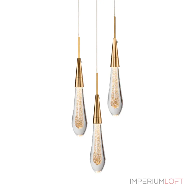 Подвесной светильник Delight Collection Pour DZ1018P-3 brass
