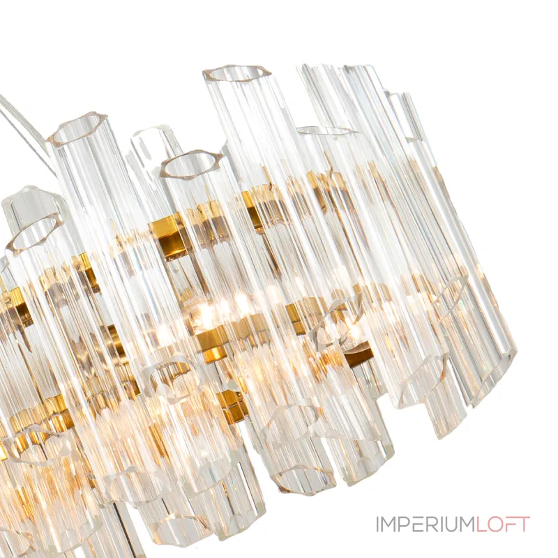 Подвесная люстра Delight Collection Vittoria KG0769P-12L clear/ brass Подвесная люстра Delight Collection Vittoria KG0769P-12L clear/ brass