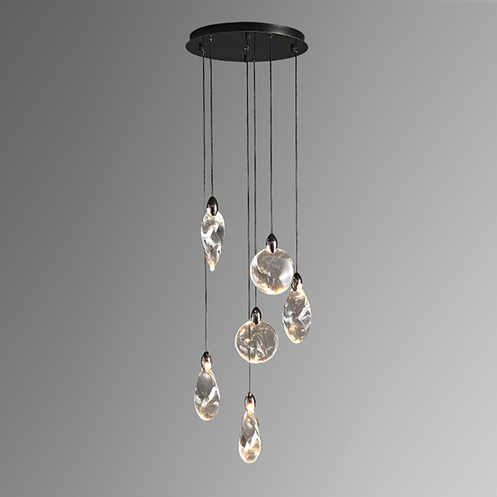 Светильник подвесной Delight Collection Colvin MT9176-6H pearl black от ImperiumLoft