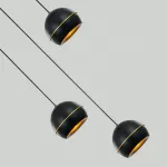 Подвесной светильник Delight Collection MD21001034 MD21001034-3A black/gold