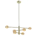 Люстра на штанге Delight Collection Indiana MX22030002-6A gold/champagne