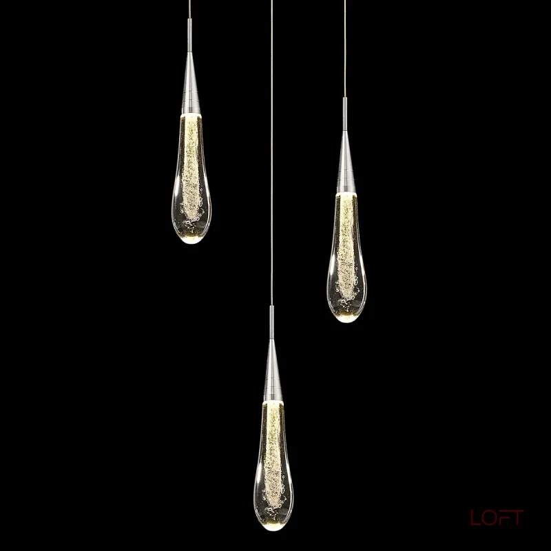 Подвесной светильник Delight Collection Pour DD20591-3 chrome Подвесной светильник Delight Collection Pour DD20591-3 chrome