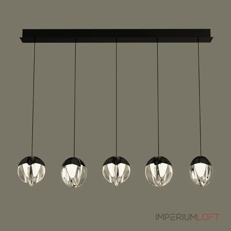 Подвесной светильник Delight Collection MD24001033 MD24001033-5B black/clear