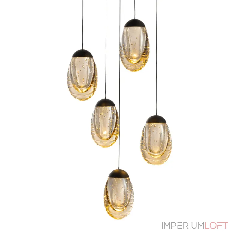 Подвесной светильник Delight Collection MD25090022-5A matt black/champagne Подвесной светильник Delight Collection MD25090022-5A matt black/champagne