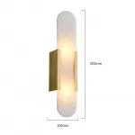 Настенный светильник Delight Collection Wall lamp MT8955-2W brass