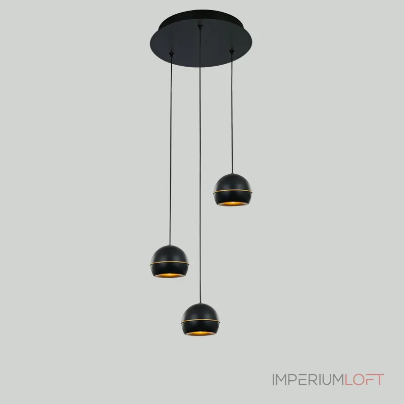 Подвесной светильник Delight Collection MD21001034 MD21001034-3A black/gold