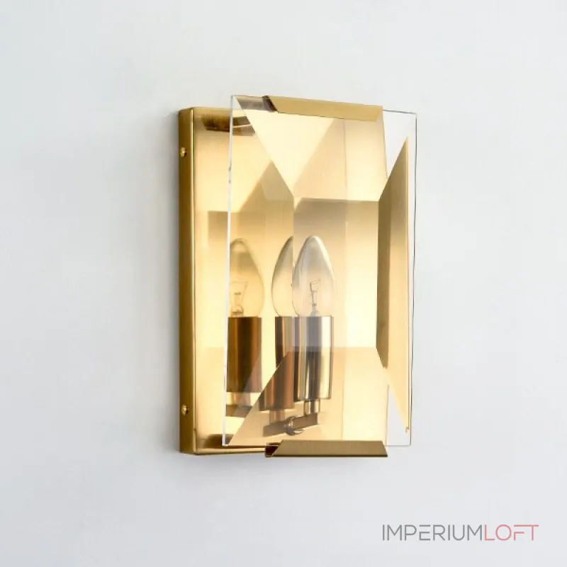 Настенный светильник Delight Collection Harlow Crystal A003-165 A1 ti-gold