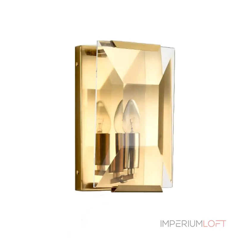 Настенный светильник Delight Collection Harlow Crystal A003-165 A1 ti-gold